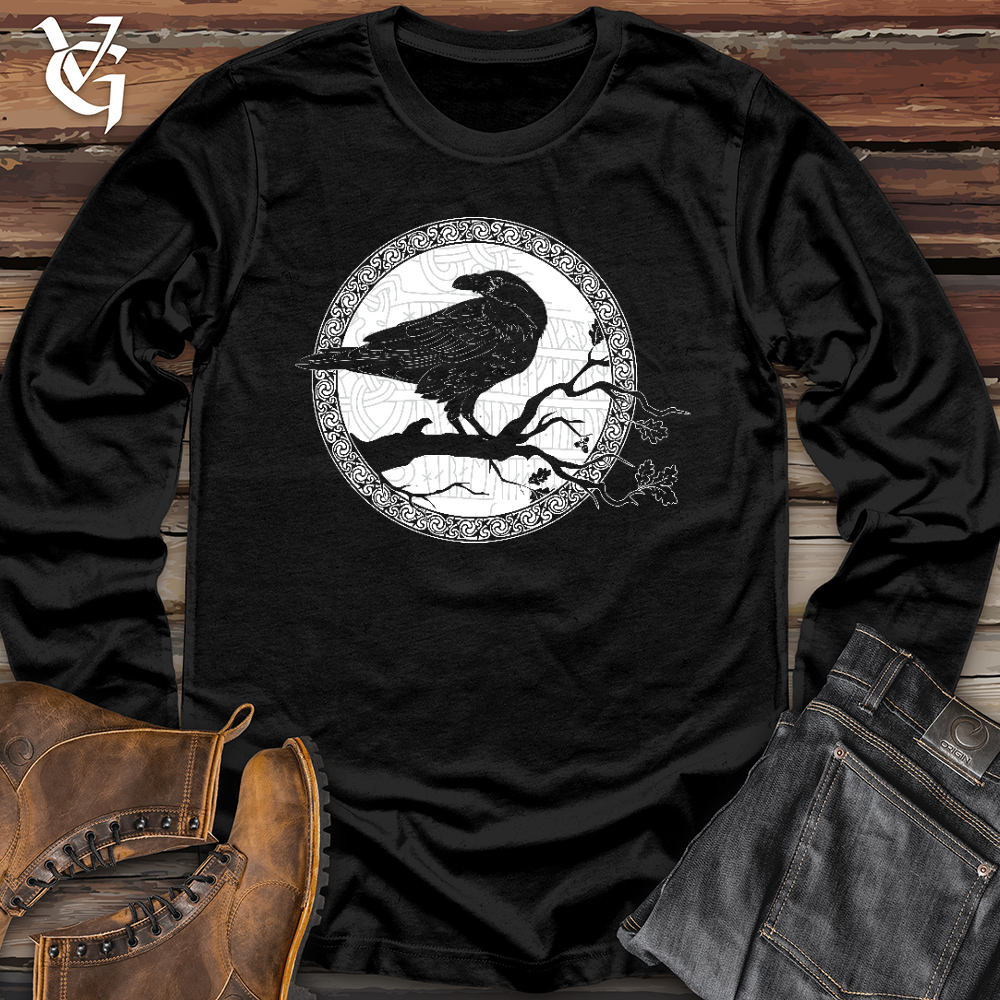 Gothic Raven Tree Shirt Gothic Long Sleeve T-Shirt