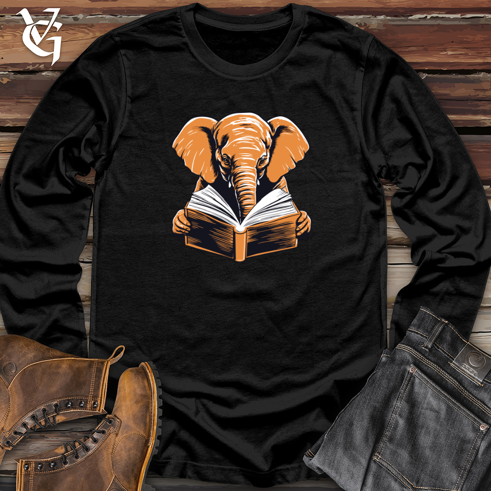 Bookish Pachyderm Long Sleeve