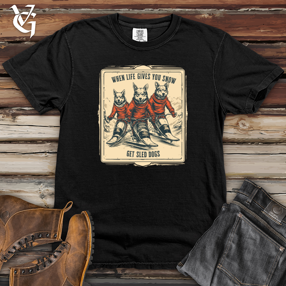 Retro Dog Sled Daredevil Heavy Cotton Comfort Colors Tee