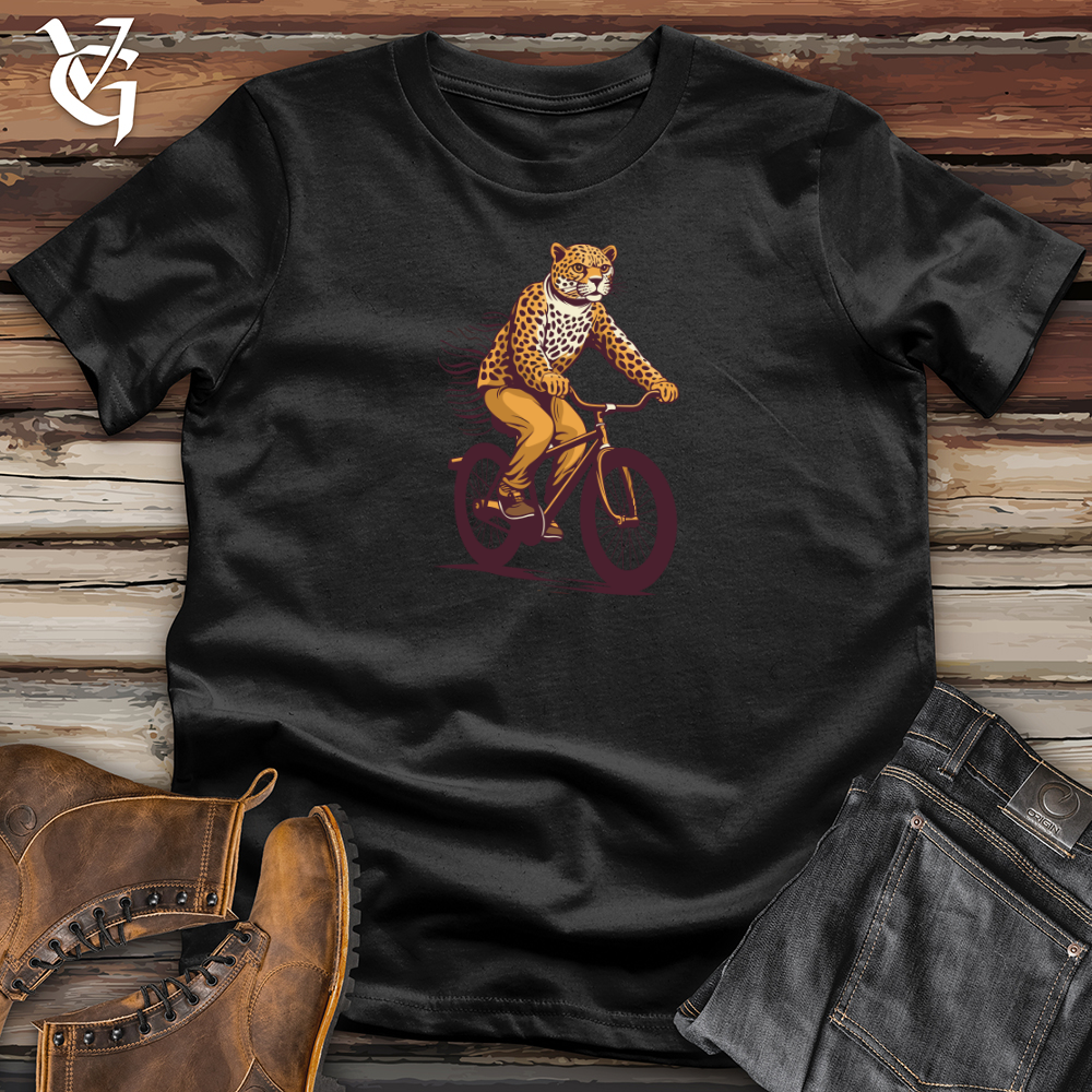 Cheetah Bicycle Chase Softstyle Tee