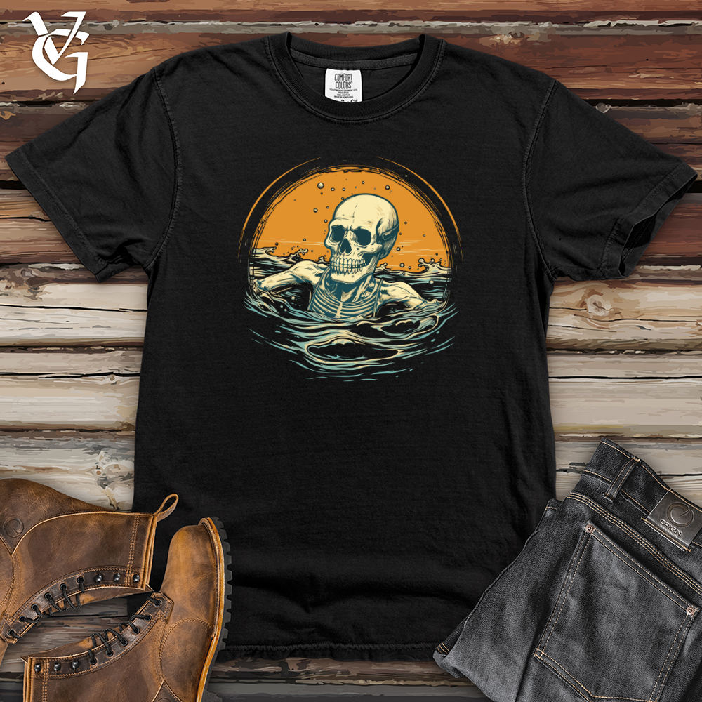 Grunge Splash Skeleton Heavy Cotton Comfort Colors Tee