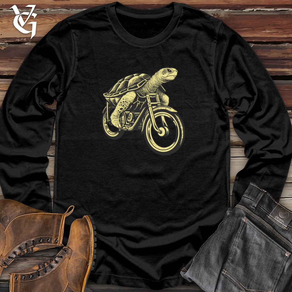 Retro Bike Formed Turtle 01 Long Sleeve