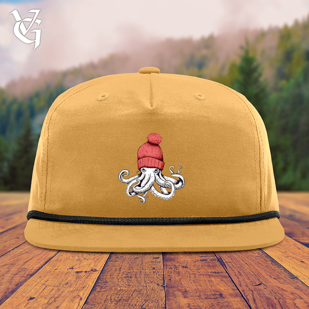 Octopus Chillin Snapback Cap