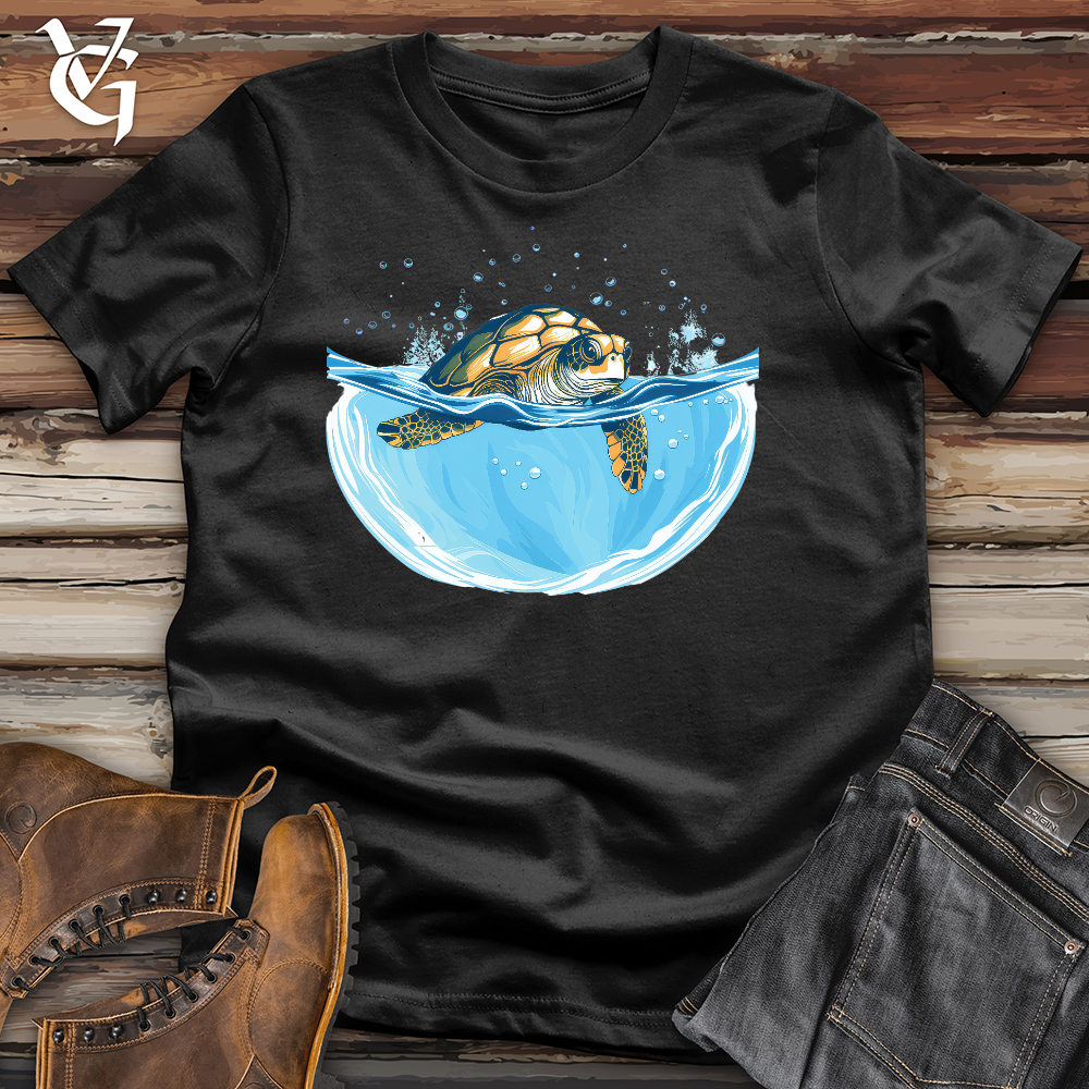 Crystal Clear Turtle Cotton Tee