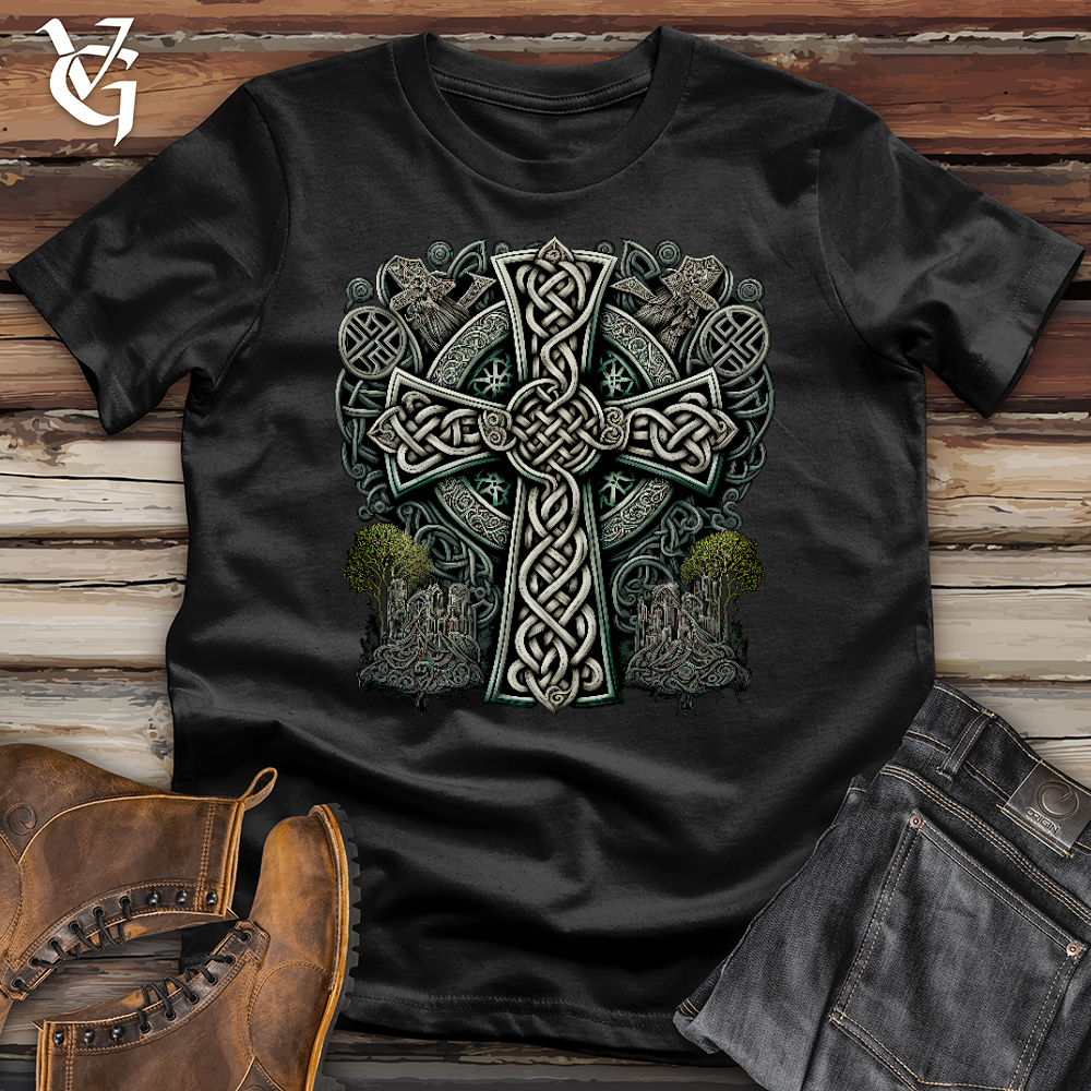 Metallic Celtic Crosses Softstyle Tee
