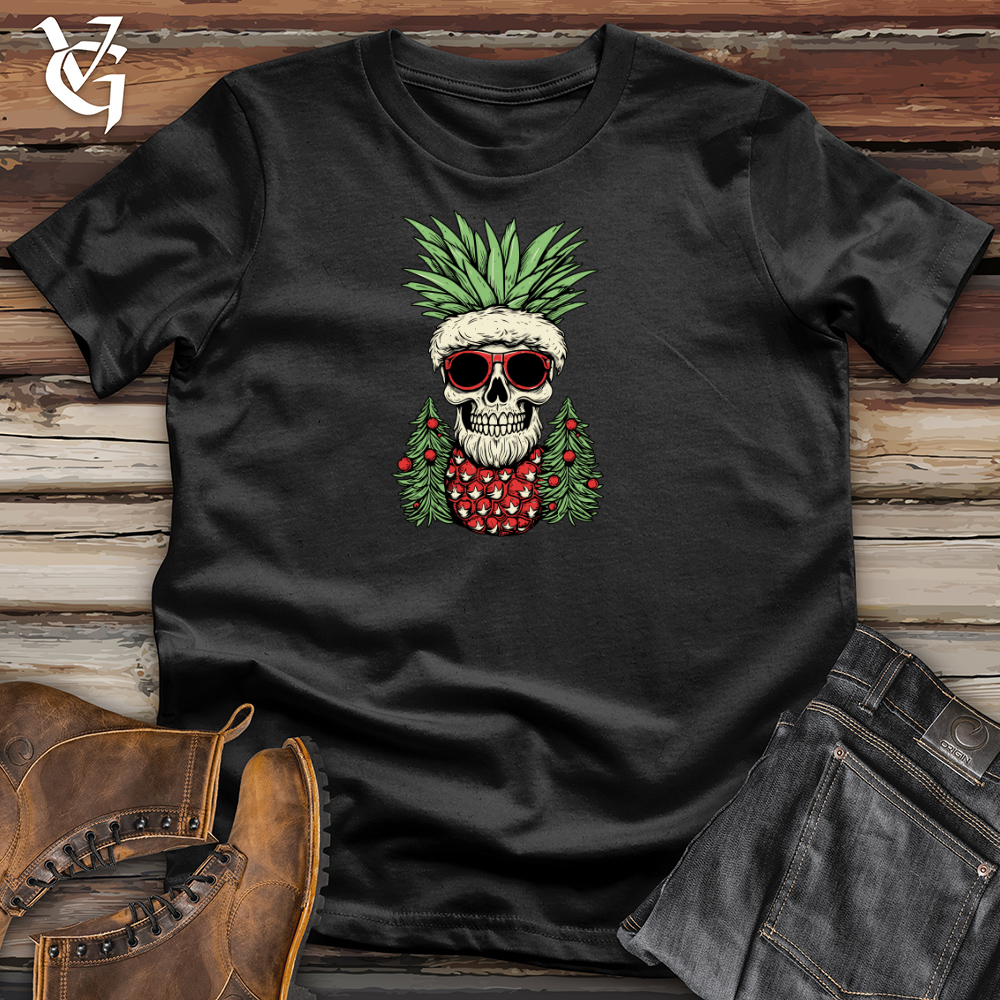 Retro Santa Pineapple Cotton Tee