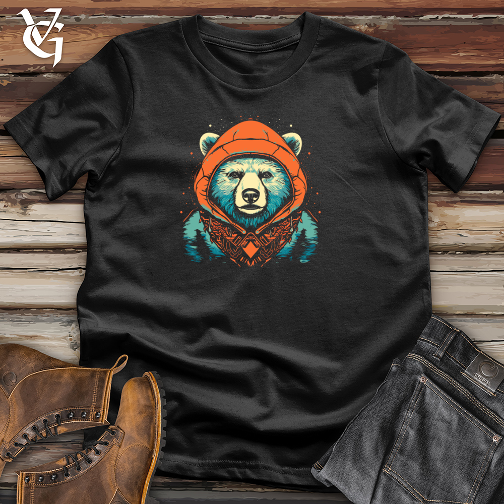 Retro Cosmic Beanie Bear Cotton Tee