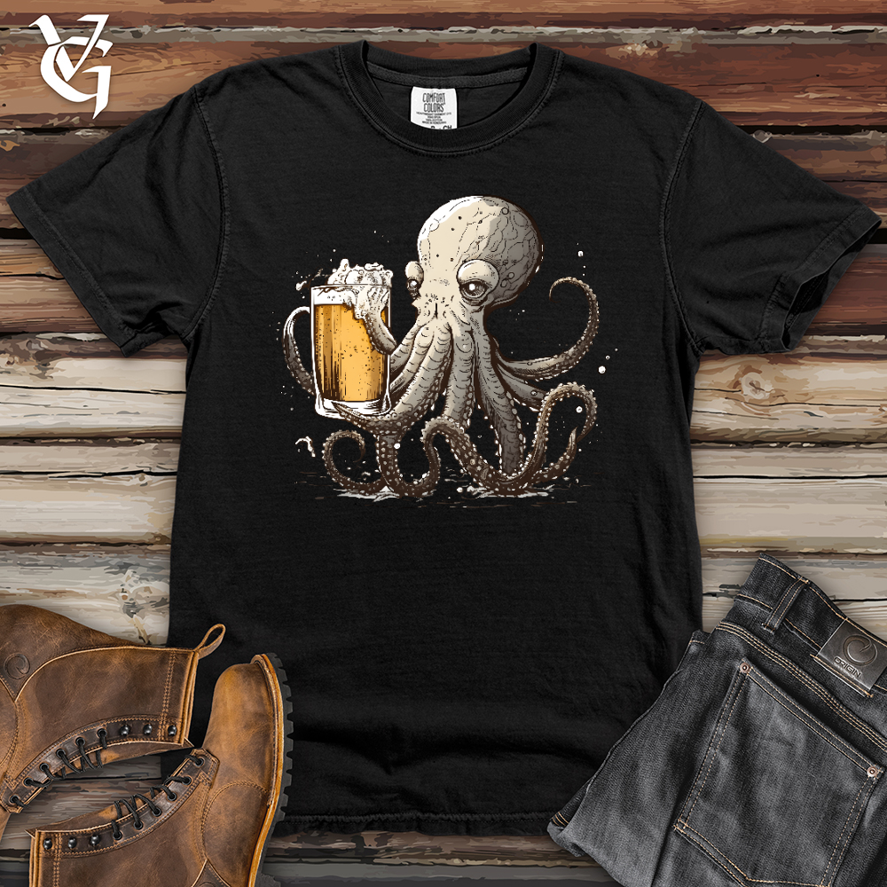 Octopus Happy Hour Heavy Cotton Comfort Colors Tee