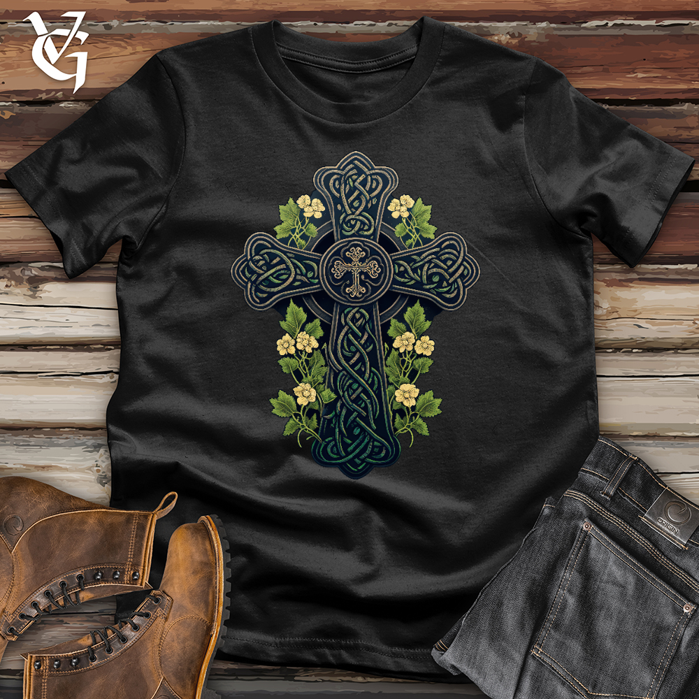 Celtic Cross Garden Softstyle Tee