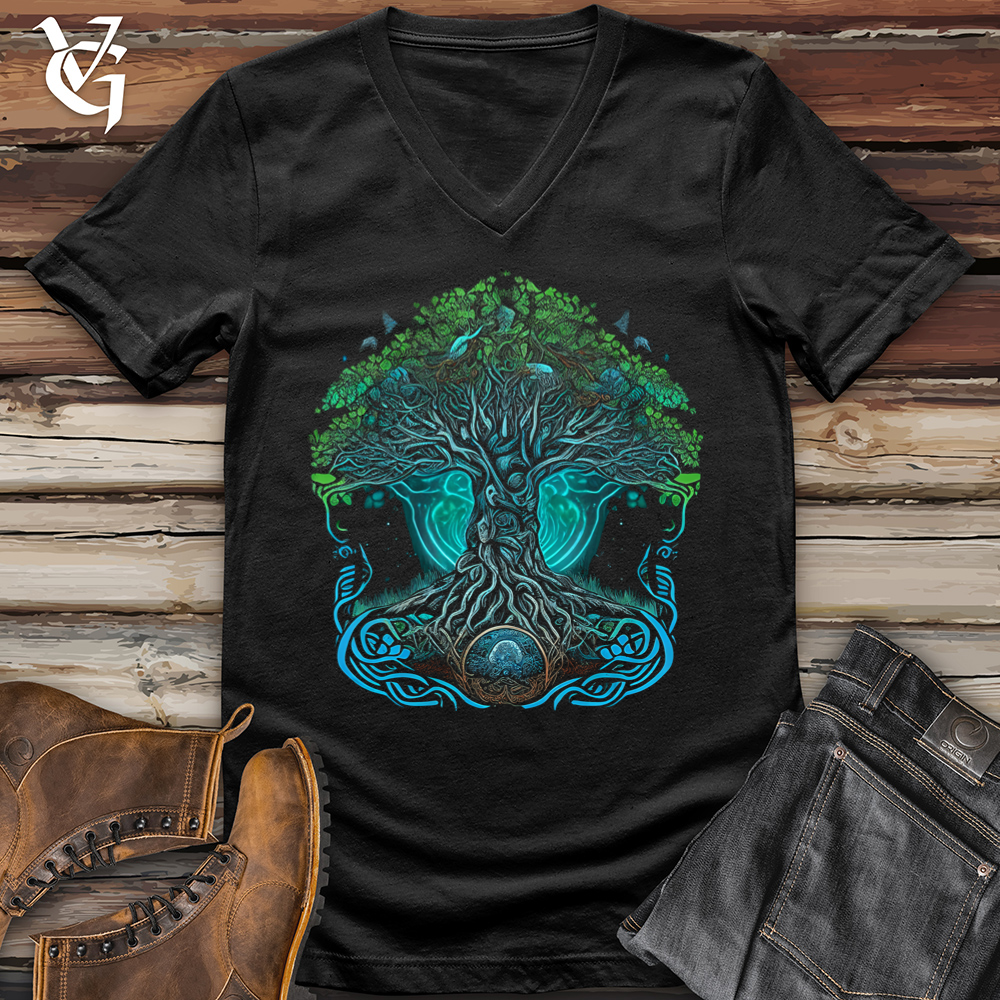 Yggdrasil Spirit Tree V-Neck