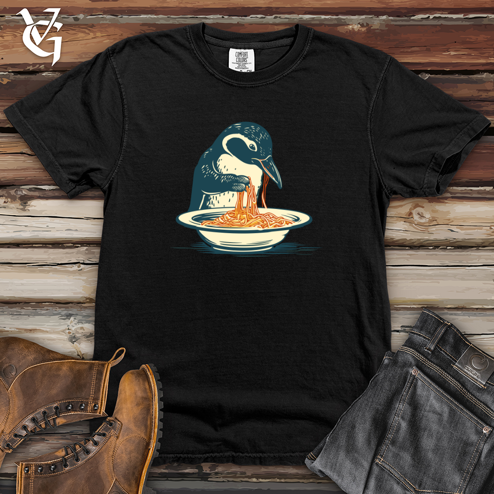 Retro Spaghetti Penguin Heavy Cotton Comfort Colors Tee