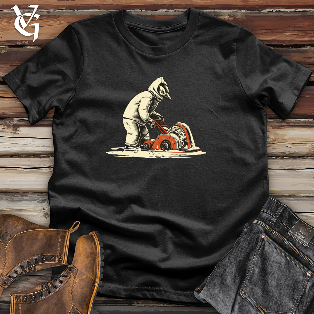 Vintage Snow Blower Penguin Cotton Tee