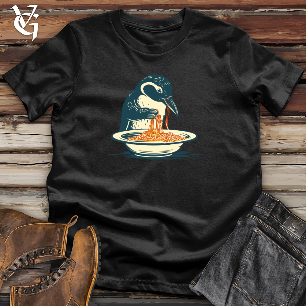 Retro Spaghetti Penguin Softstyle Tee