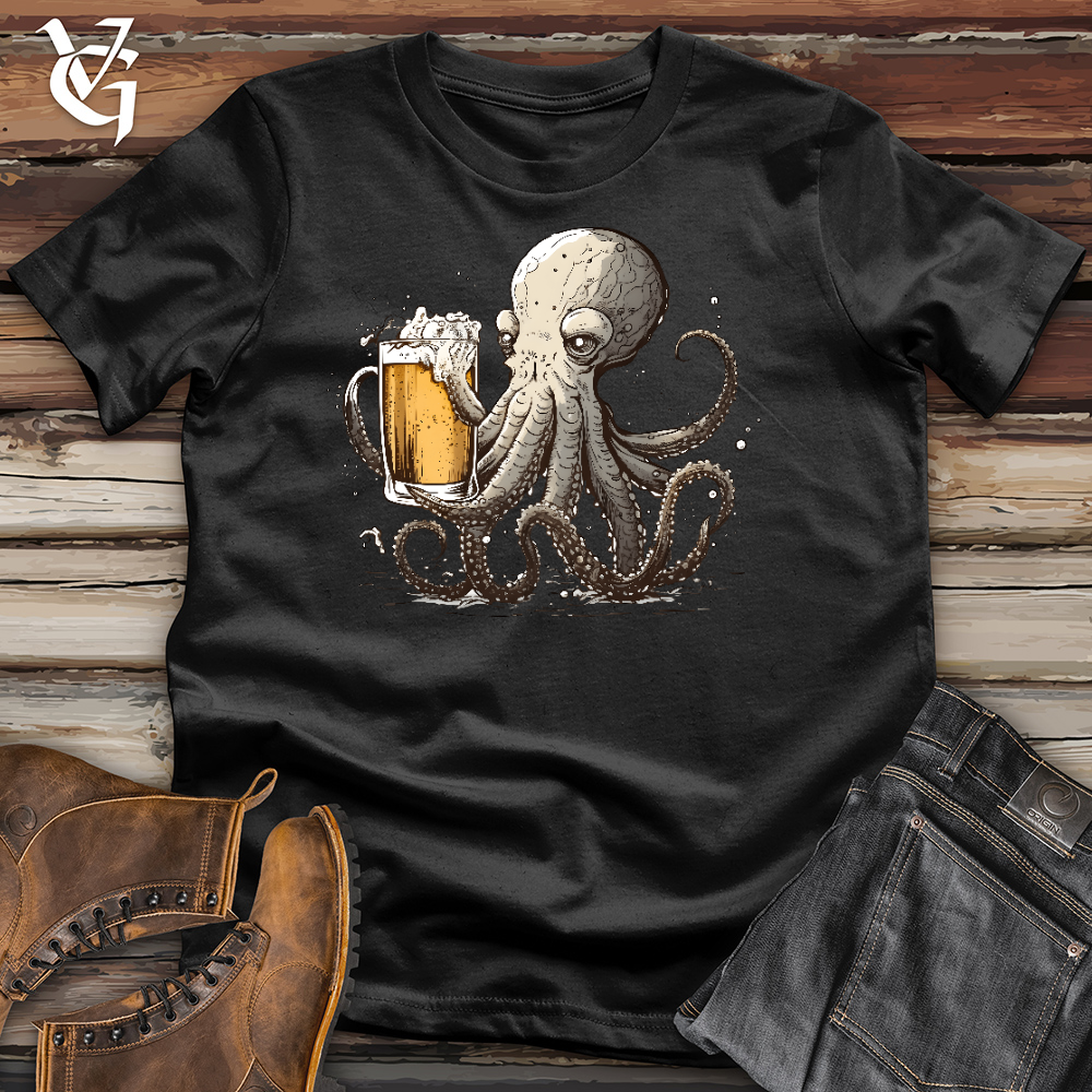 Octopus Happy Hour Cotton Tee