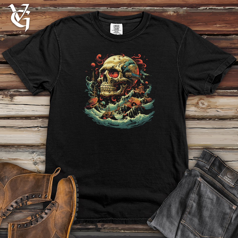 Perilous Shipwreck Skull Heavy Cotton Comfort Colors Tee