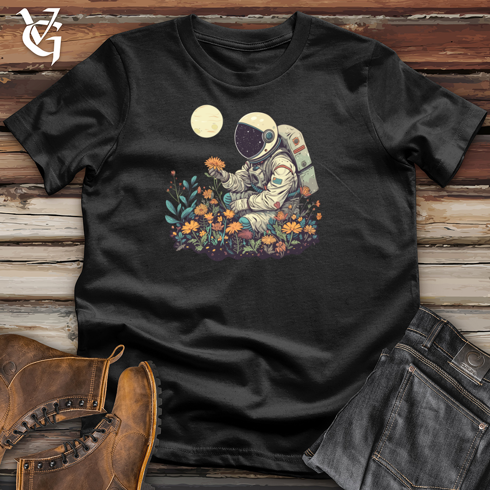 Astronaut Floral Discovery Cotton Tee