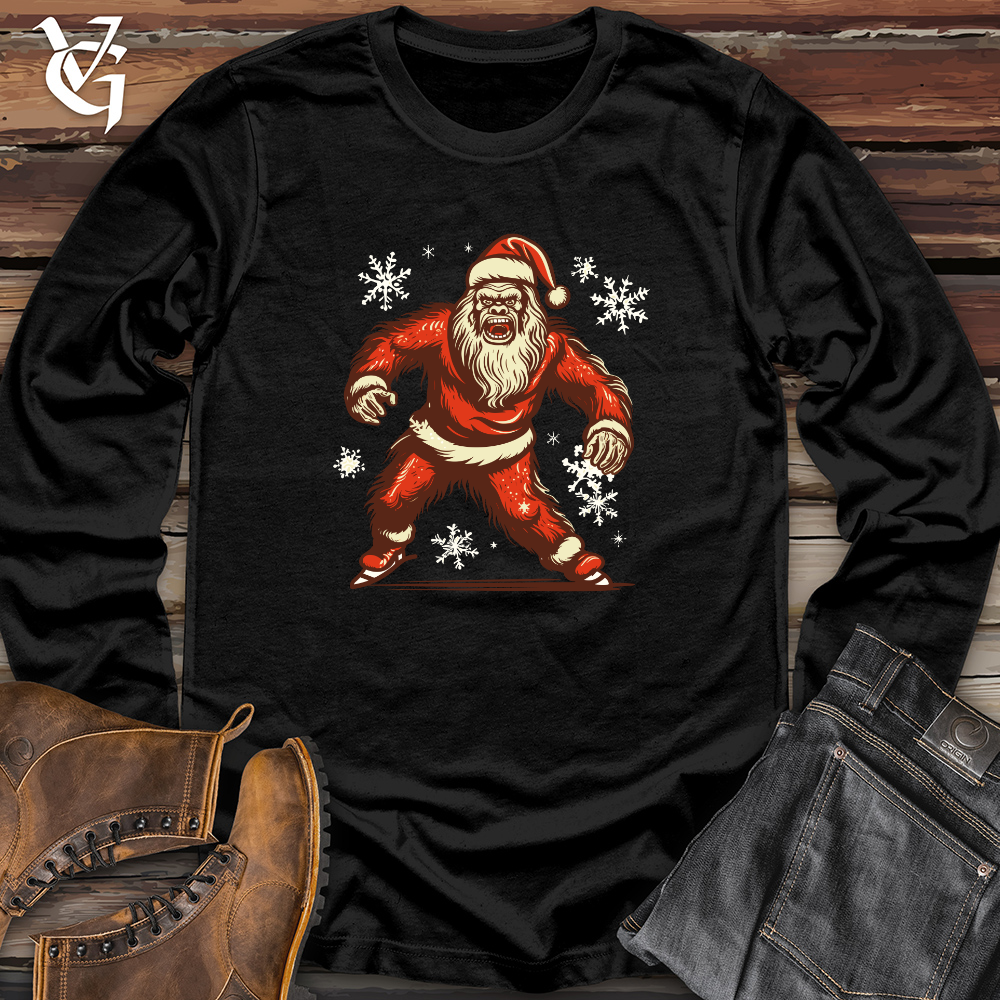 Retro Skating Sasquatch Long Sleeve