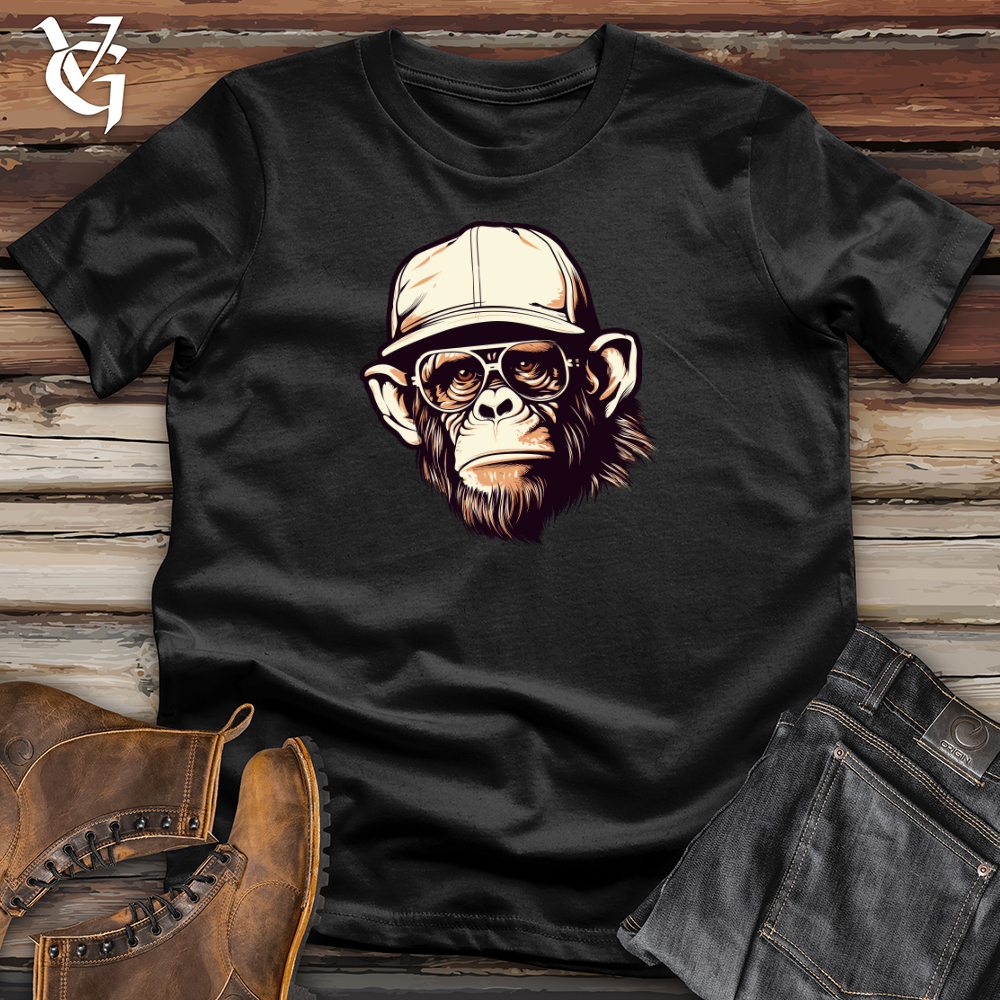 Vintage Cap Wearing Monkey Softstyle Tee