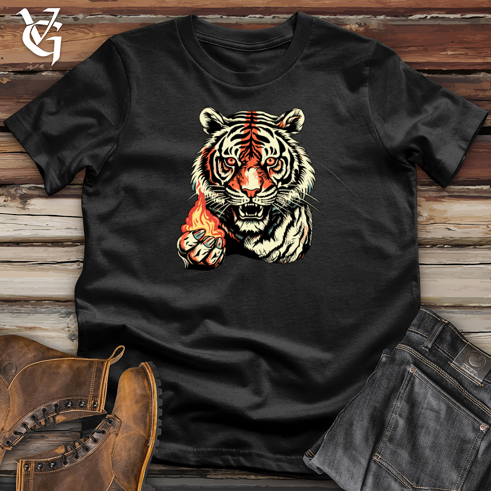 Retro Fire Tiger Softstyle Tee