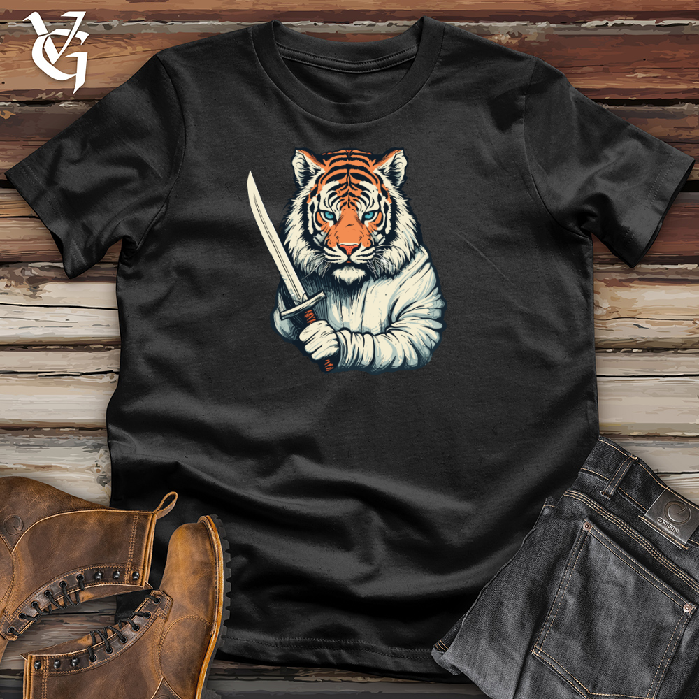 Blade Wielding Tiger Cotton Tee