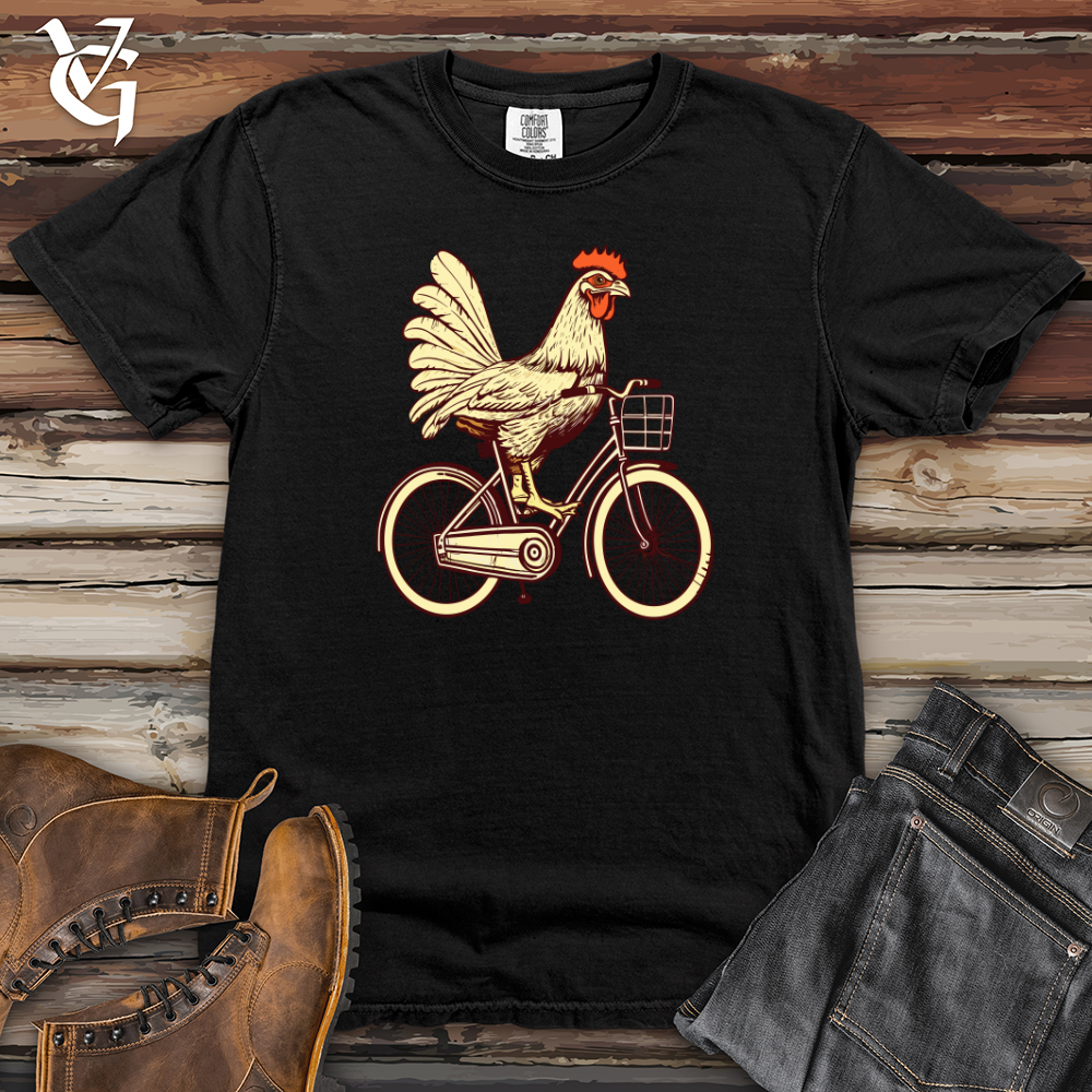 Vintage Pedaling Poultry Heavy Cotton Comfort Colors Tee