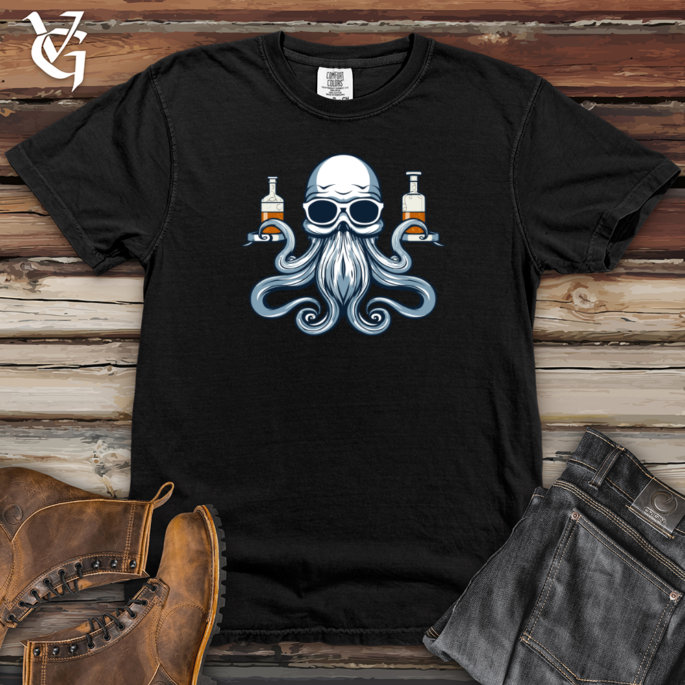 Curious Cephalopod Researcher Heavy Cotton Comfort Colors Tee