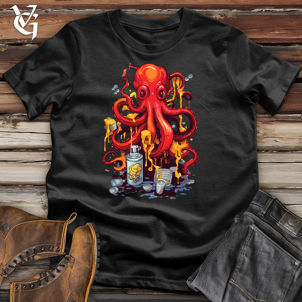 Octopus Graffiti Cotton Tee
