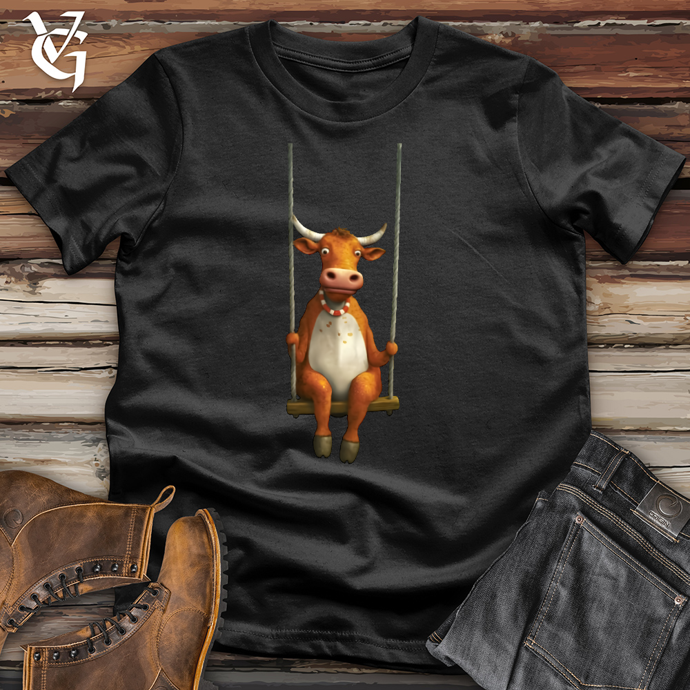 Swinging Cow Cotton Tee