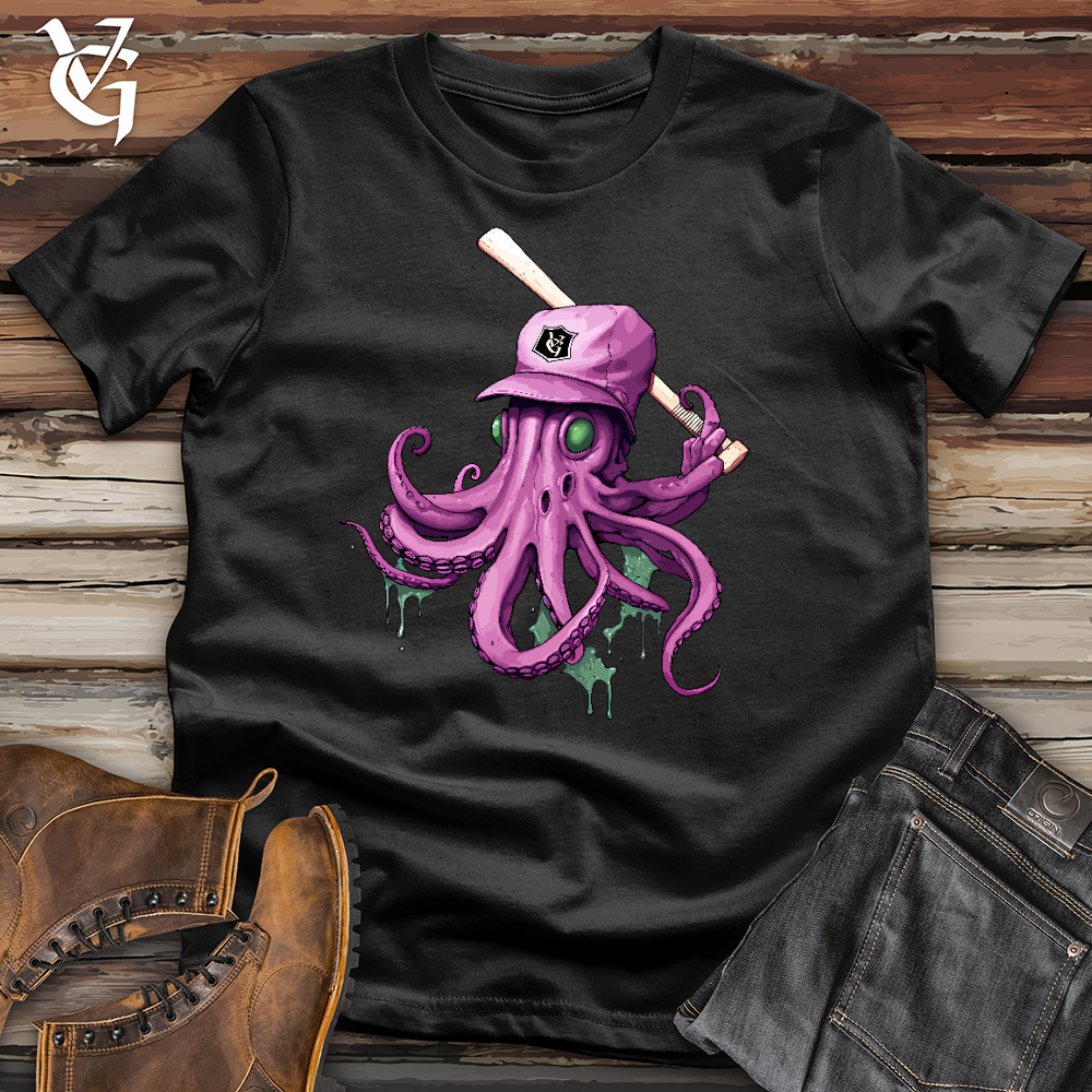 Baseballin Octopus Cotton Tee