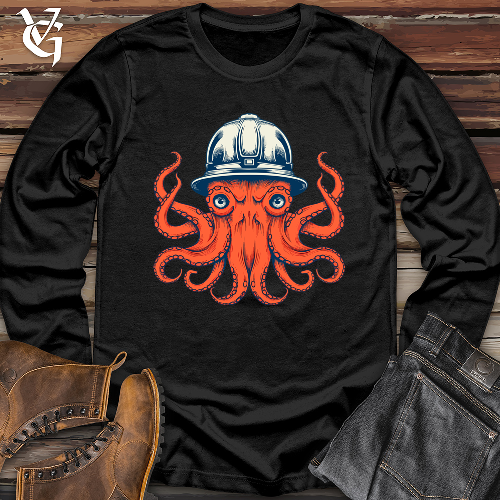 Octopus Firefighter's Brigade Cap Softstyle Long Sleeve