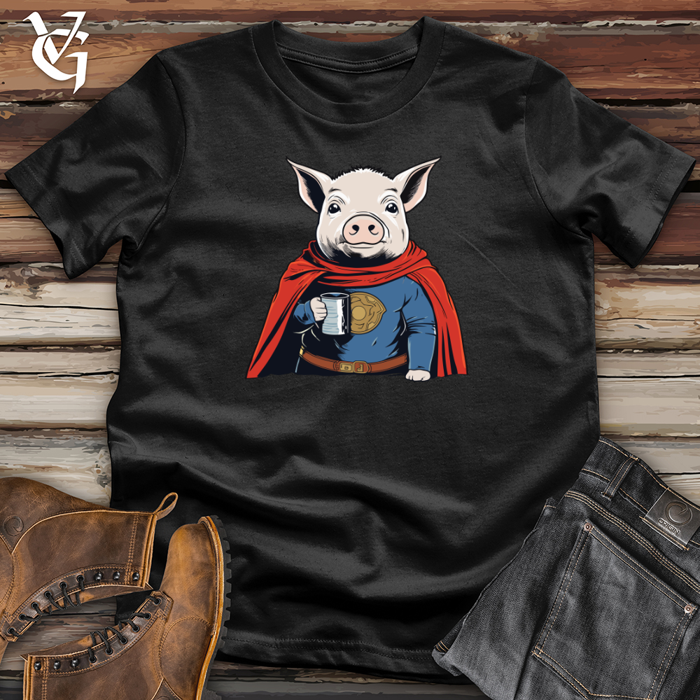 Super Hero Pig Softstyle Tee