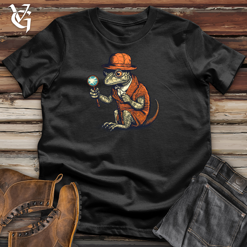 Sleuthing Lizard Investigator Cotton Tee