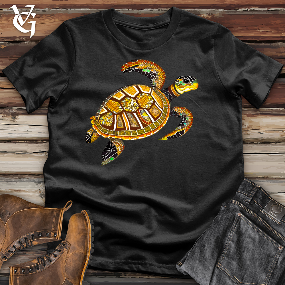 Sea Glass Turtle Cotton Tee