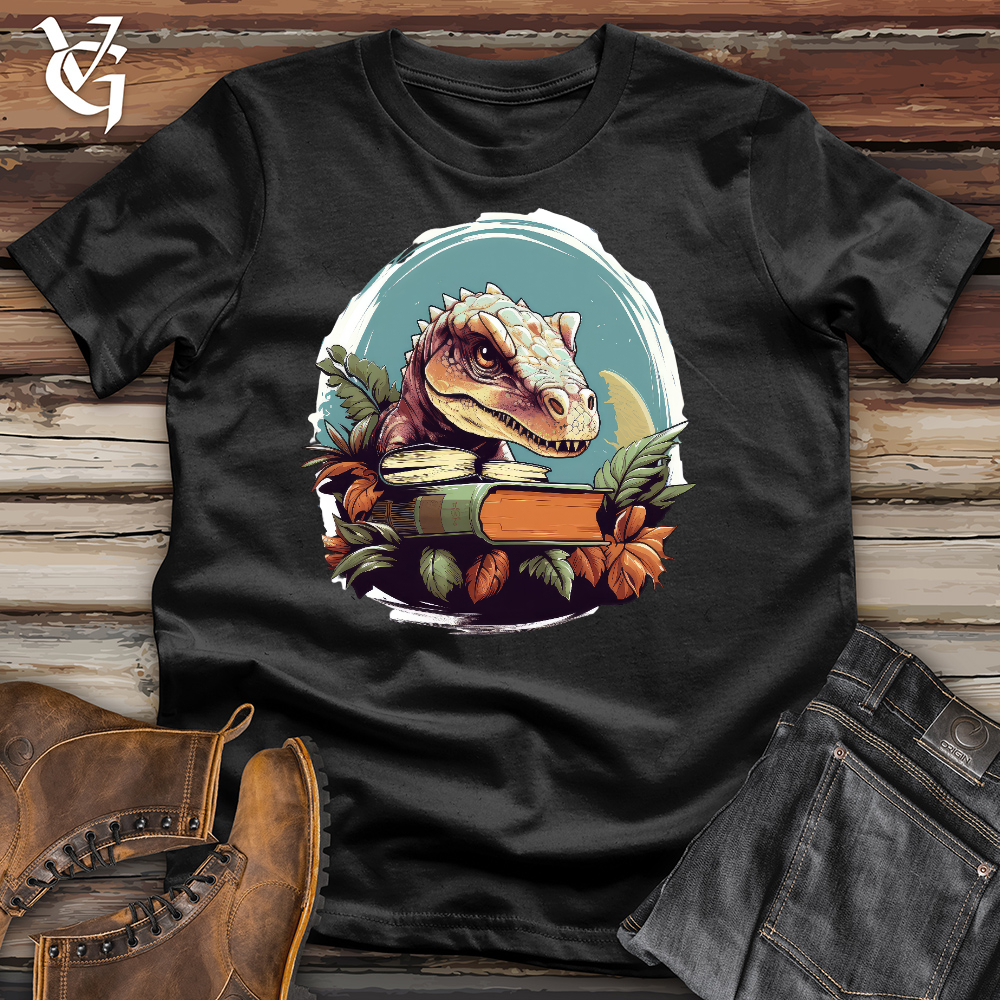 Dino Book Worm Cotton Tee