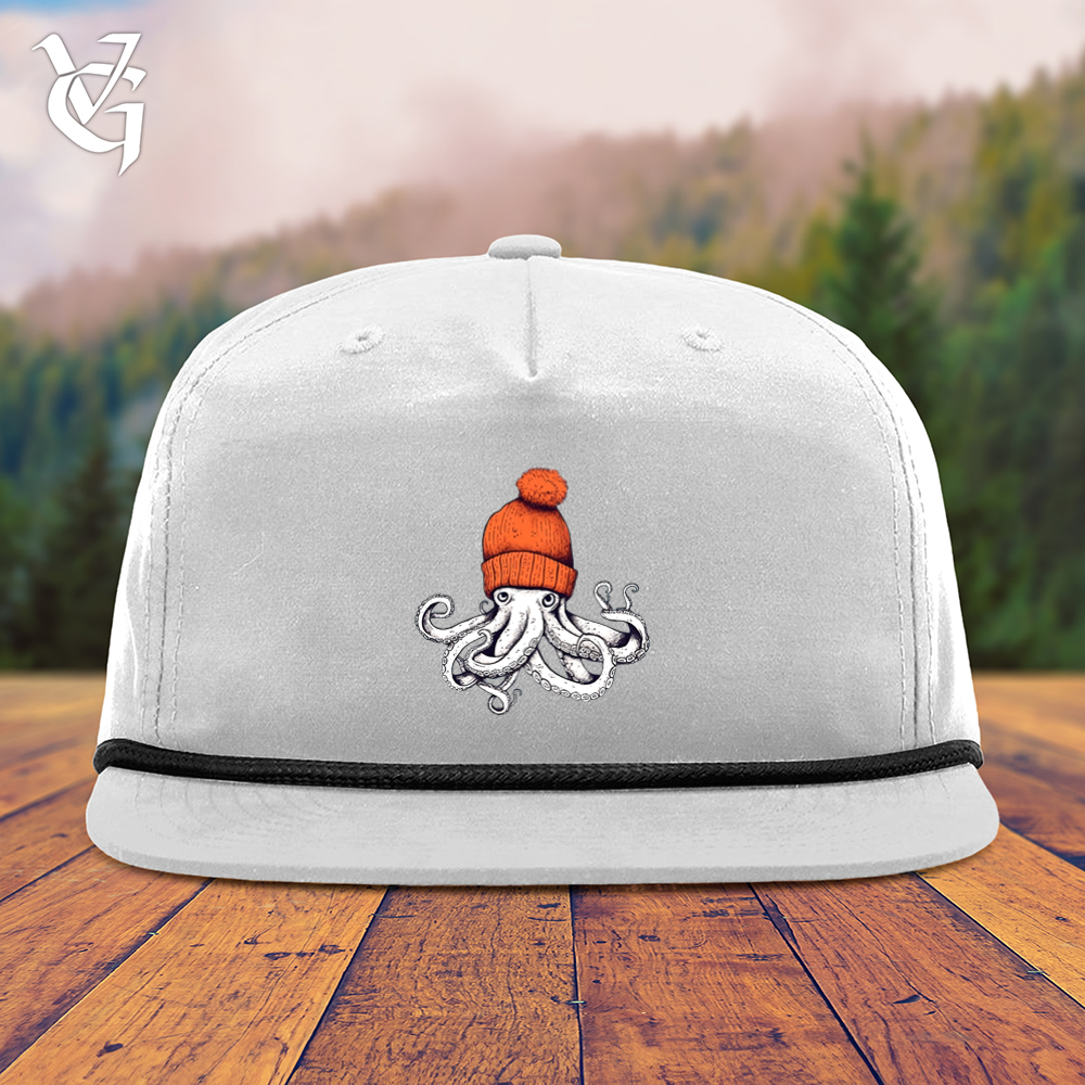 Octopus Orange Beanie Snapback Cap