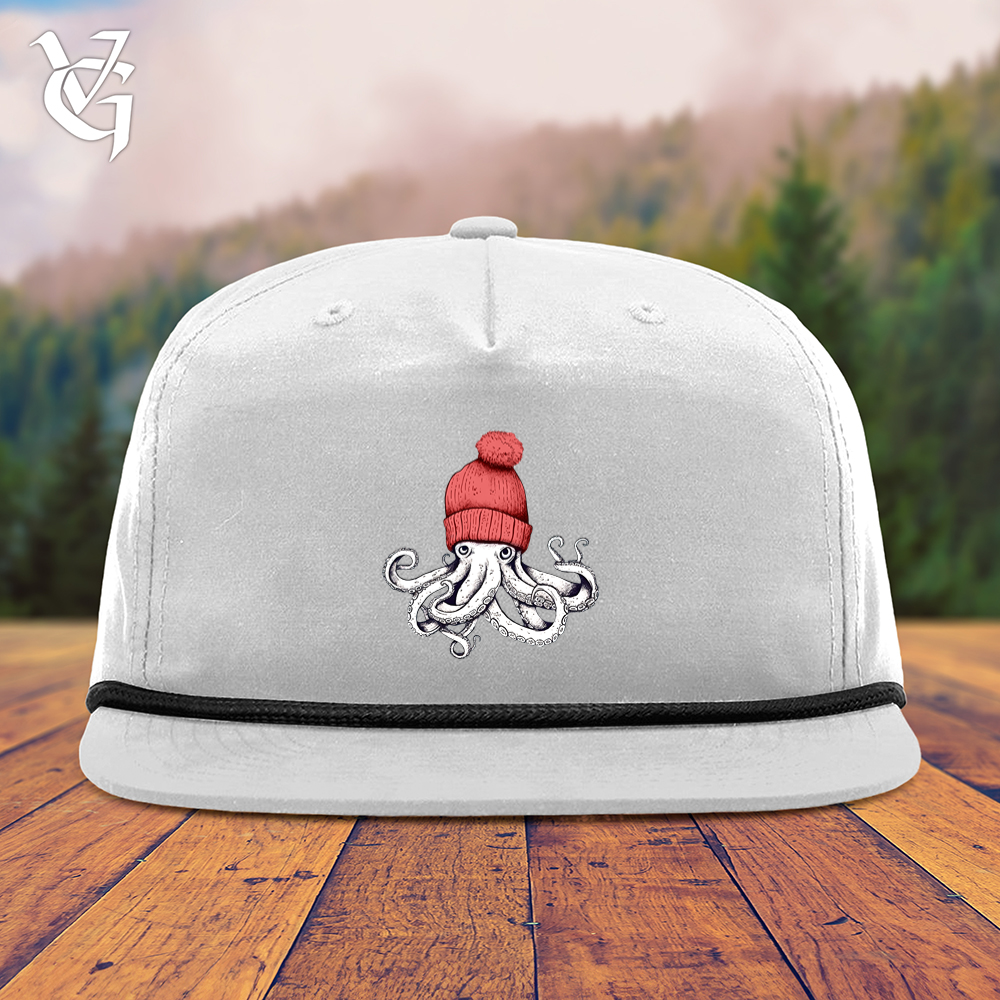 Octopus Chillin Snapback Cap