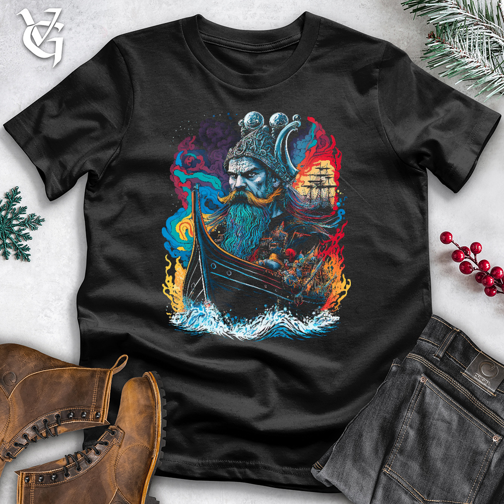 Viking Ship 02 Cotton Tee