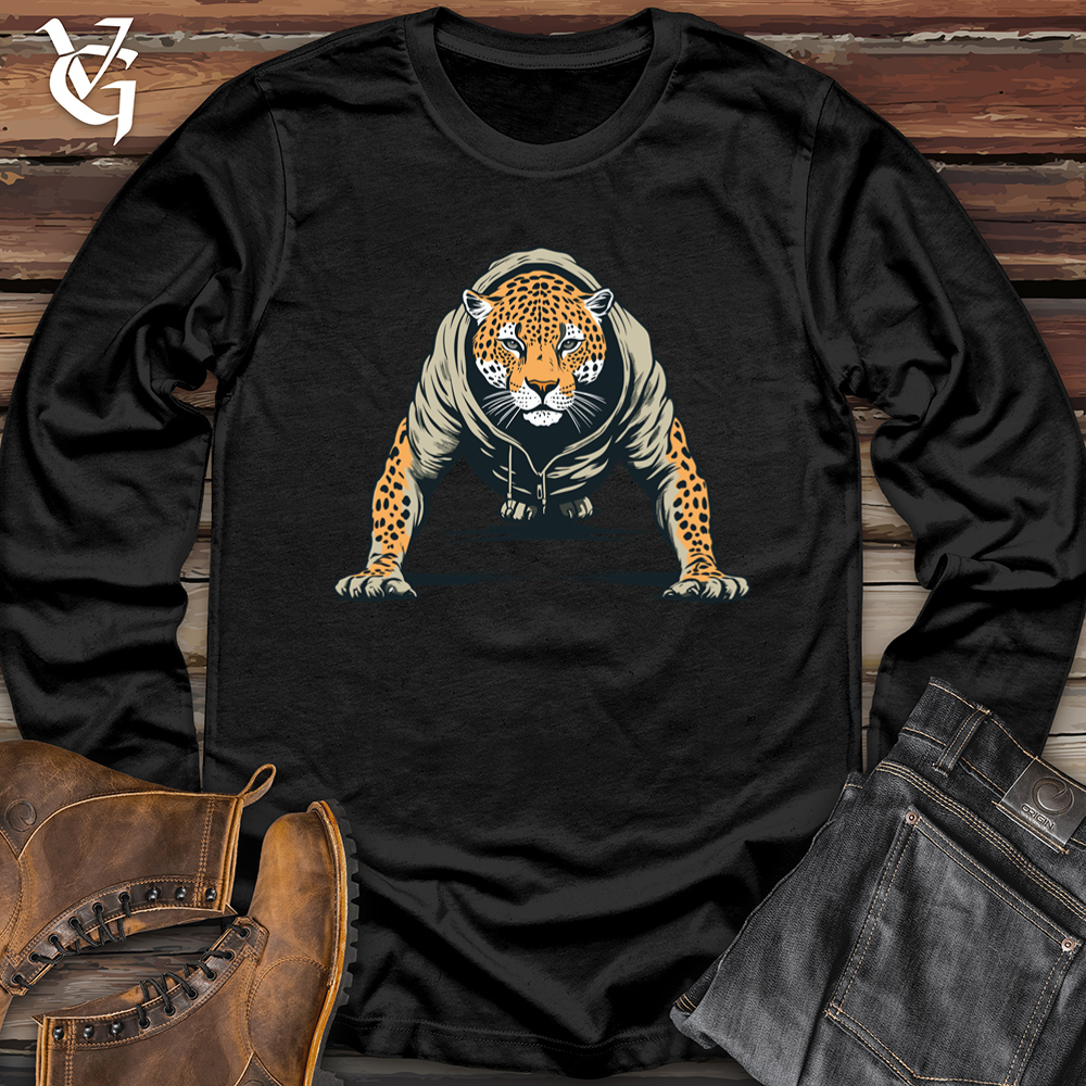 Retro Push Up Cheetah Softstyle Long Sleeve