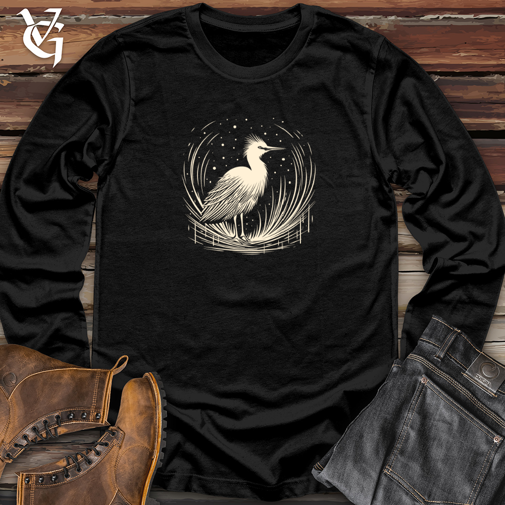 Flurry Feathered Egret Long Sleeve