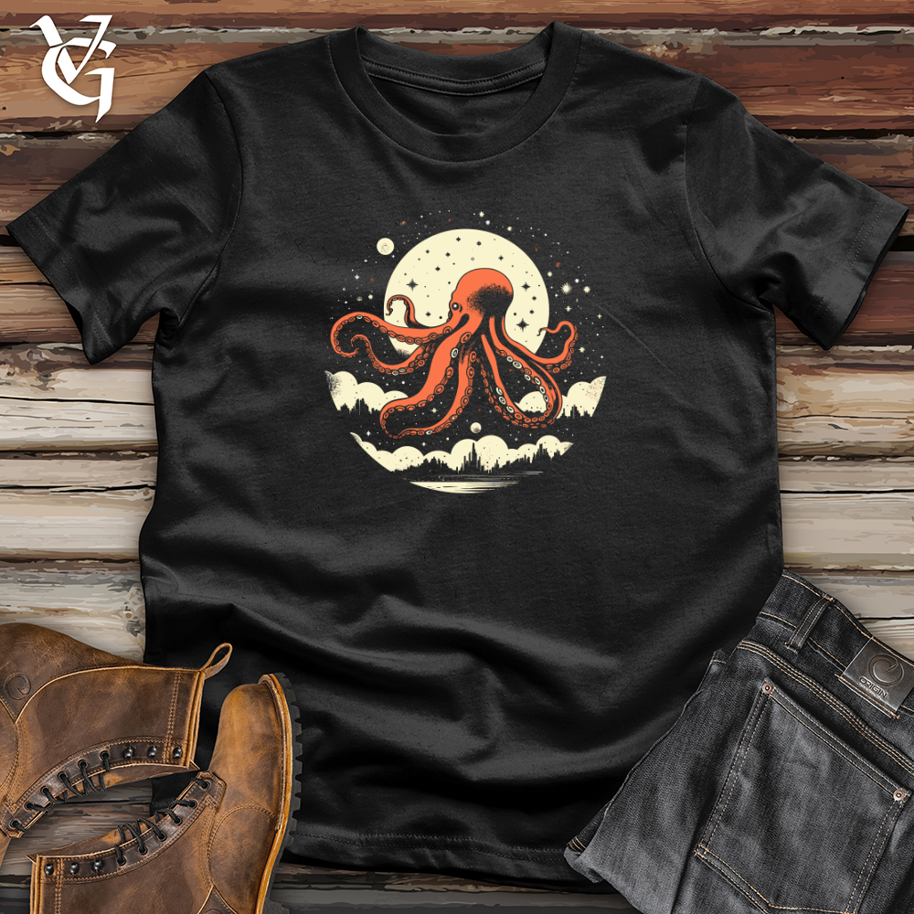 Vintage Cosmic Flight Octopus Softstyle Tee