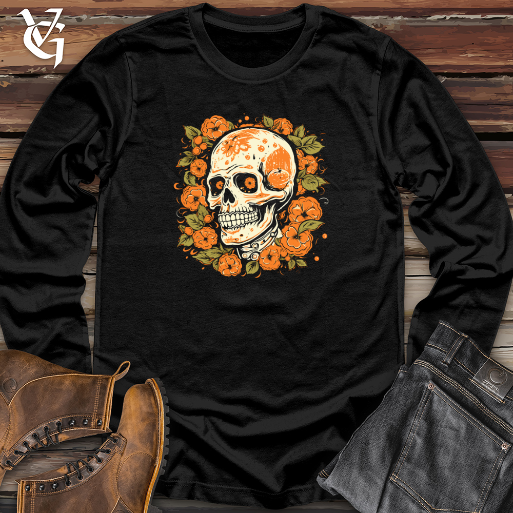 Vibrant Orange Artistry Long Sleeve