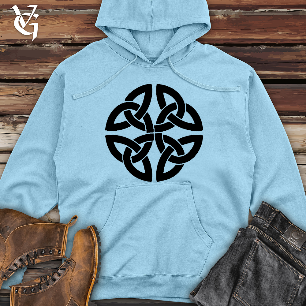 The Celtic Path of Life Midweight Hooded Sweatshirt