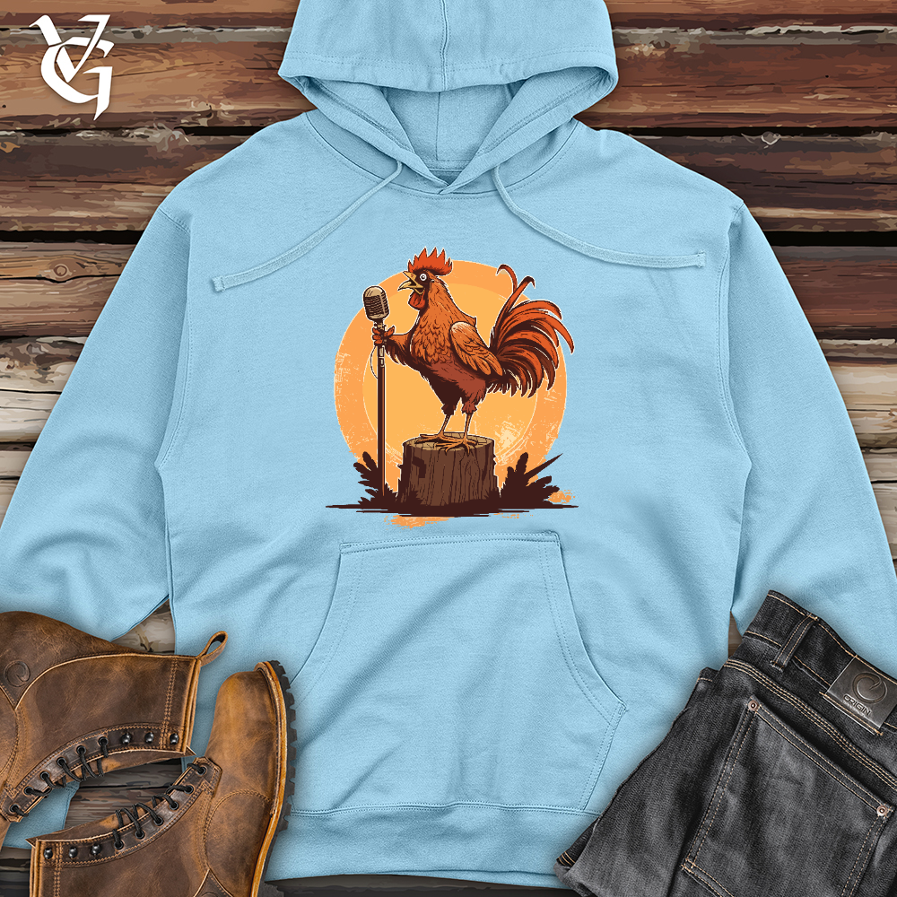 Chicken Rockstar Midweight Hooded Sweatshirt
