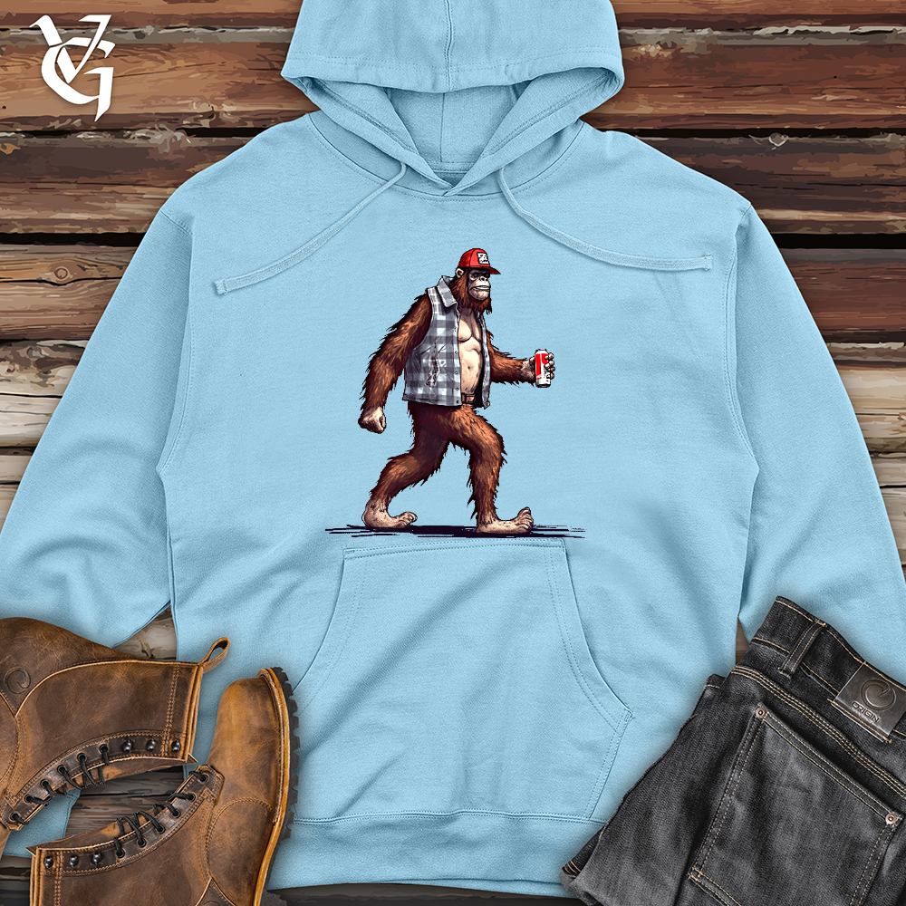 Big Foot Stroll Midweight Hooded Sweatshirt