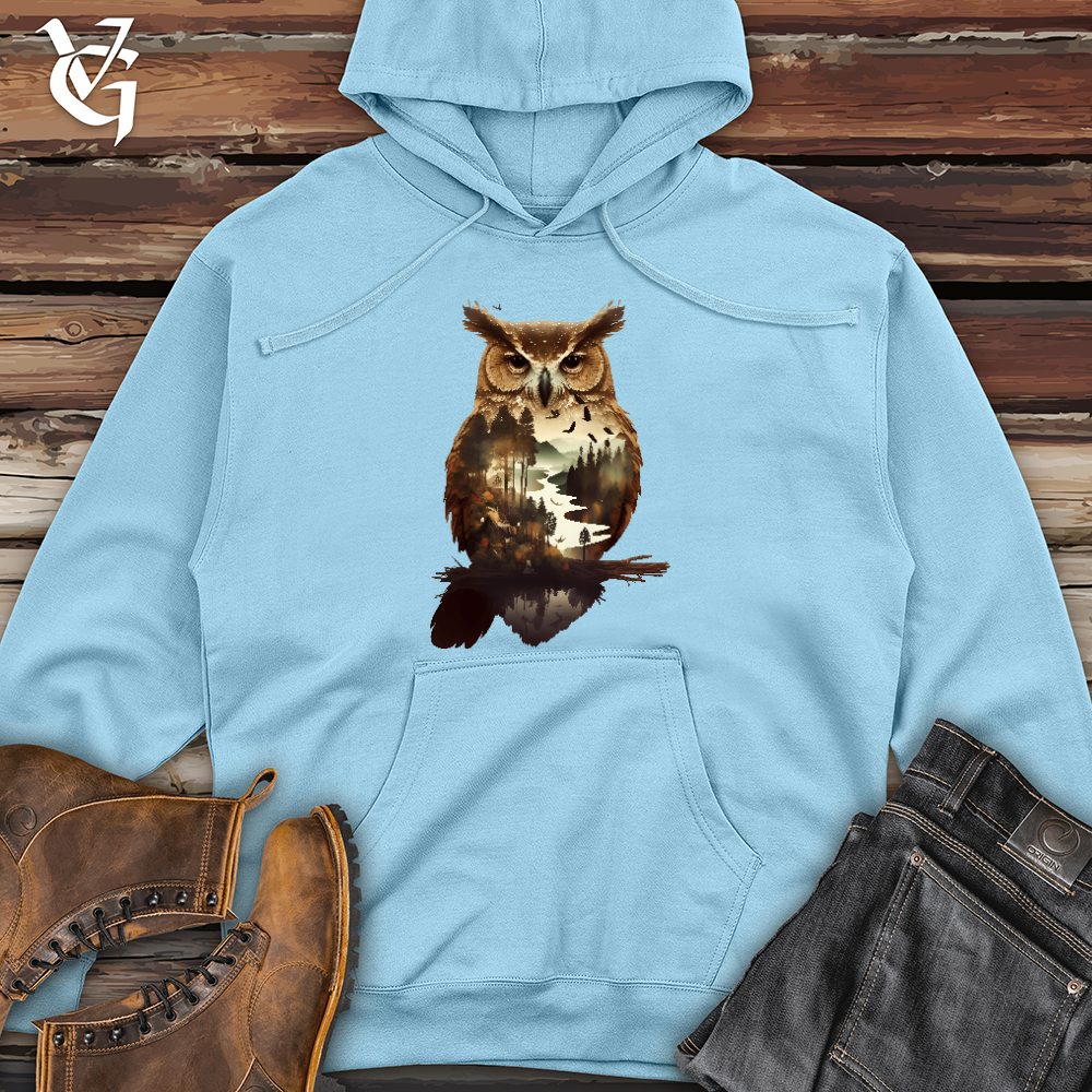 Owl of the River Midweight Hooded Sweatshirt