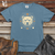 Cosmic Cycling Bear Journey Heavy Cotton Comfort Colors Tee