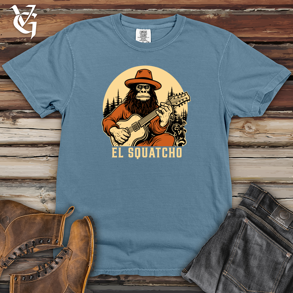 Retro Strumming Squatcho Heavy Cotton Comfort Colors Tee