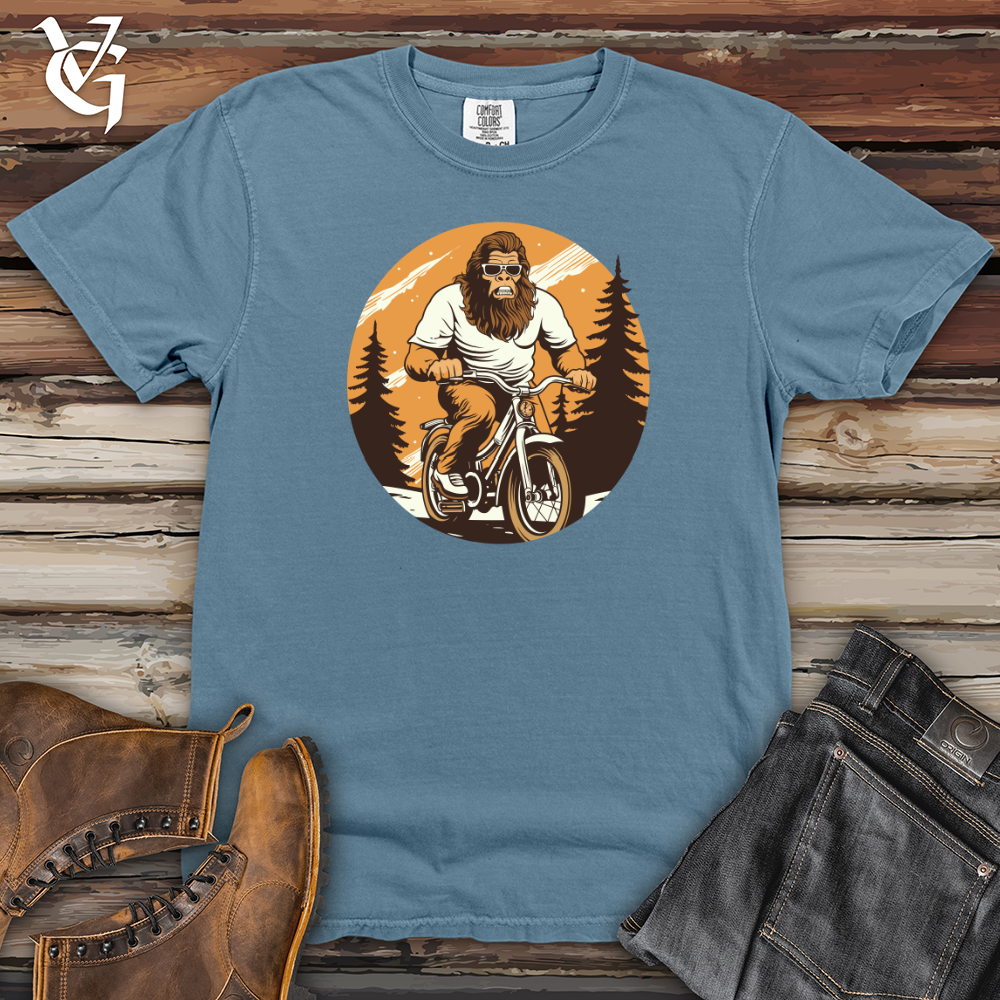 Sasquatch Cyclist Heavy Cotton Comfort Colors Tee