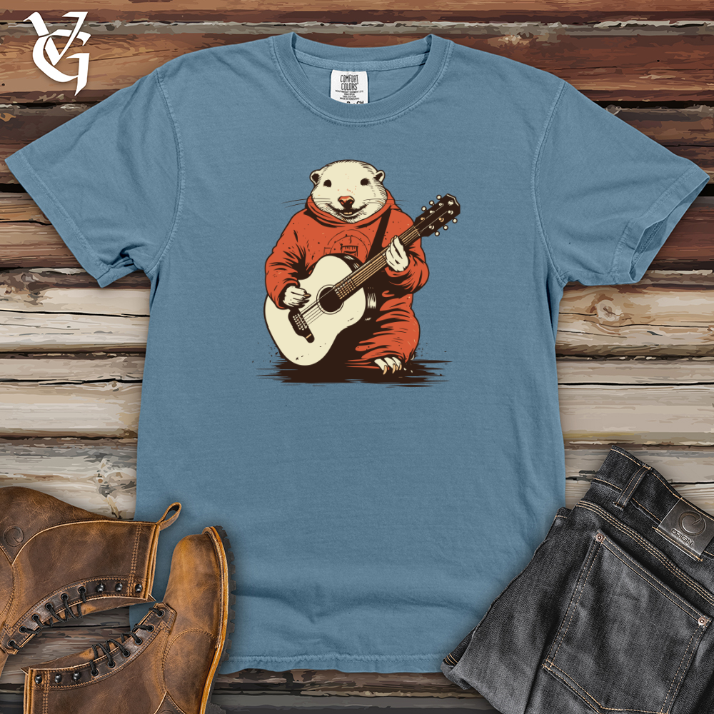 Mole Subterranean Strum Guitar Groove Heavy Cotton Comfort Colors Tee