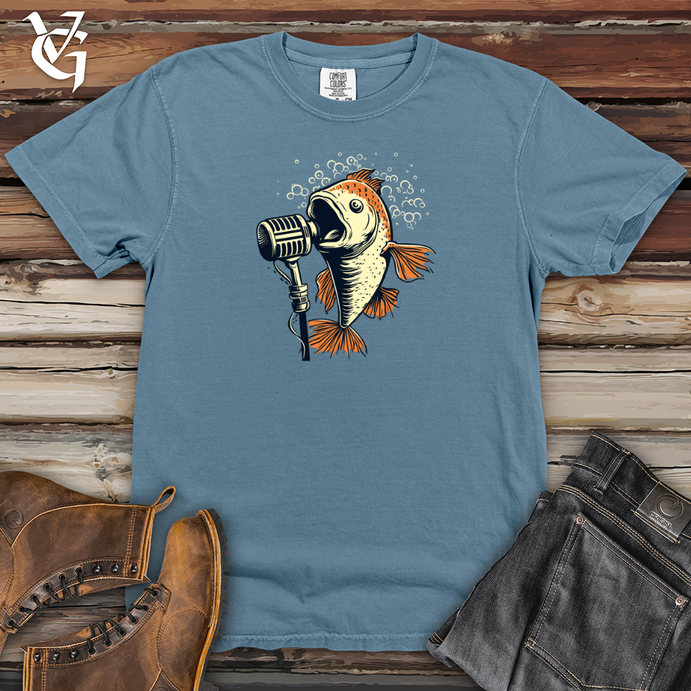 Karaoke Fish Fest  Heavy Cotton Comfort Colors Tee